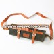 custom rolling chef knife tool bag tool set with leather straps trim